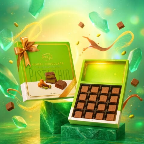 BOLÇİ 256 GR KUTU DUBAİ ÇİKOLATASI