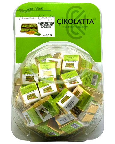 ÇİKOLATTA 20 GR DUBAİ ÇİKOLATASI