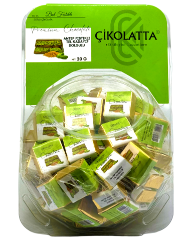ÇİKOLATTA 20 GR DUBAİ ÇİKOLATASI