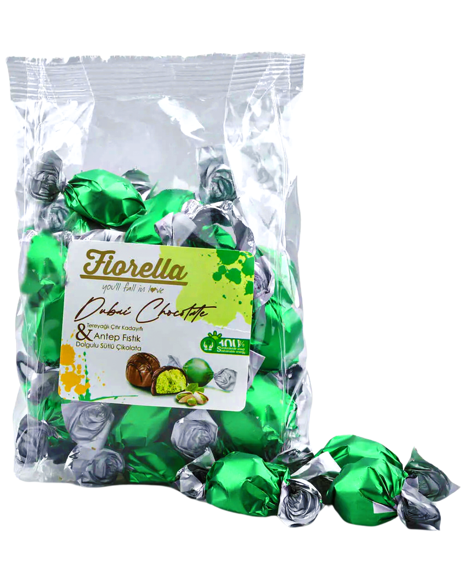 FİORELLA 200 GR DUBAİ ÇİKOLATASI POŞET