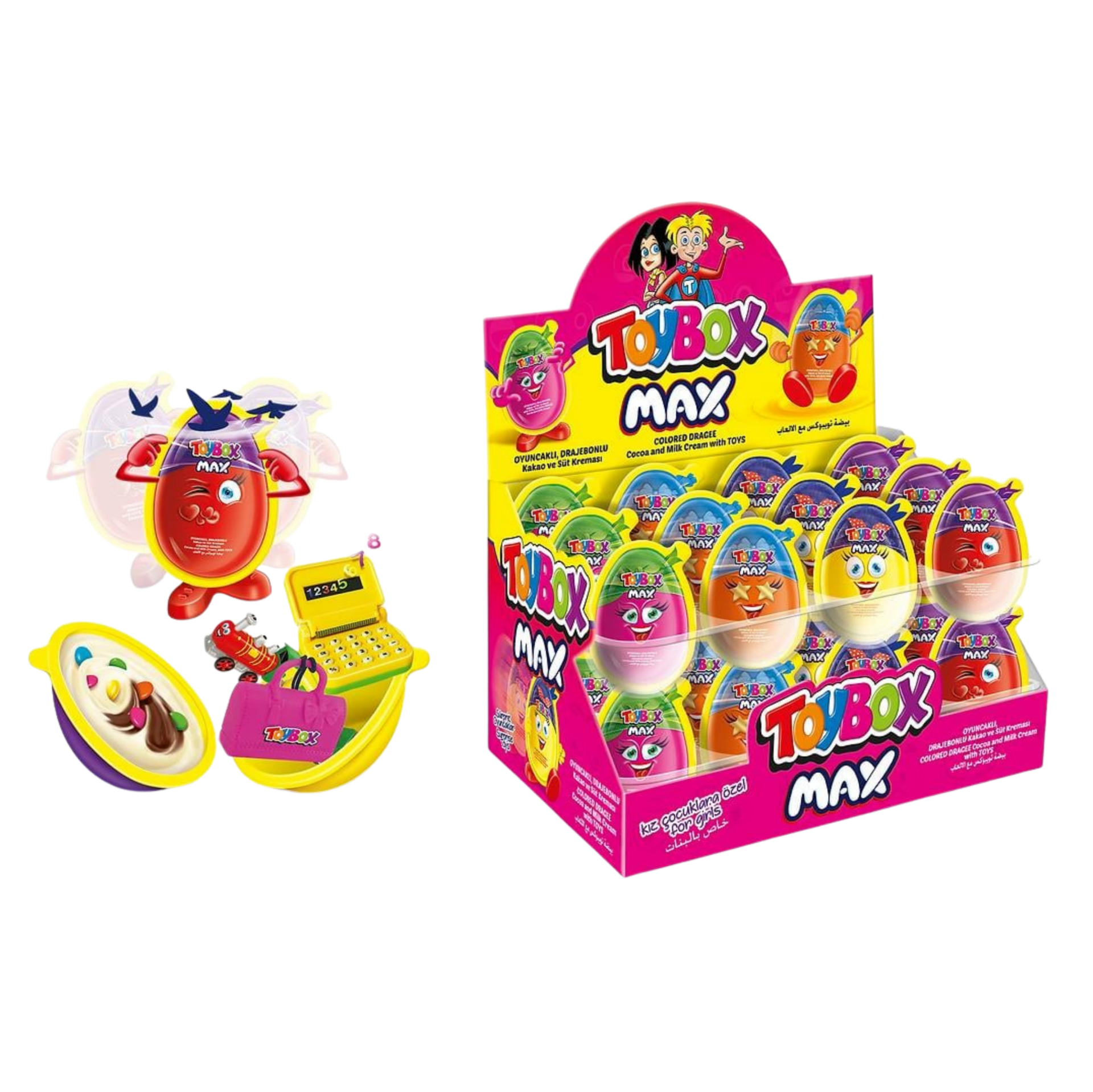 TOYBOX MAX YUMURTA*24 KIZ