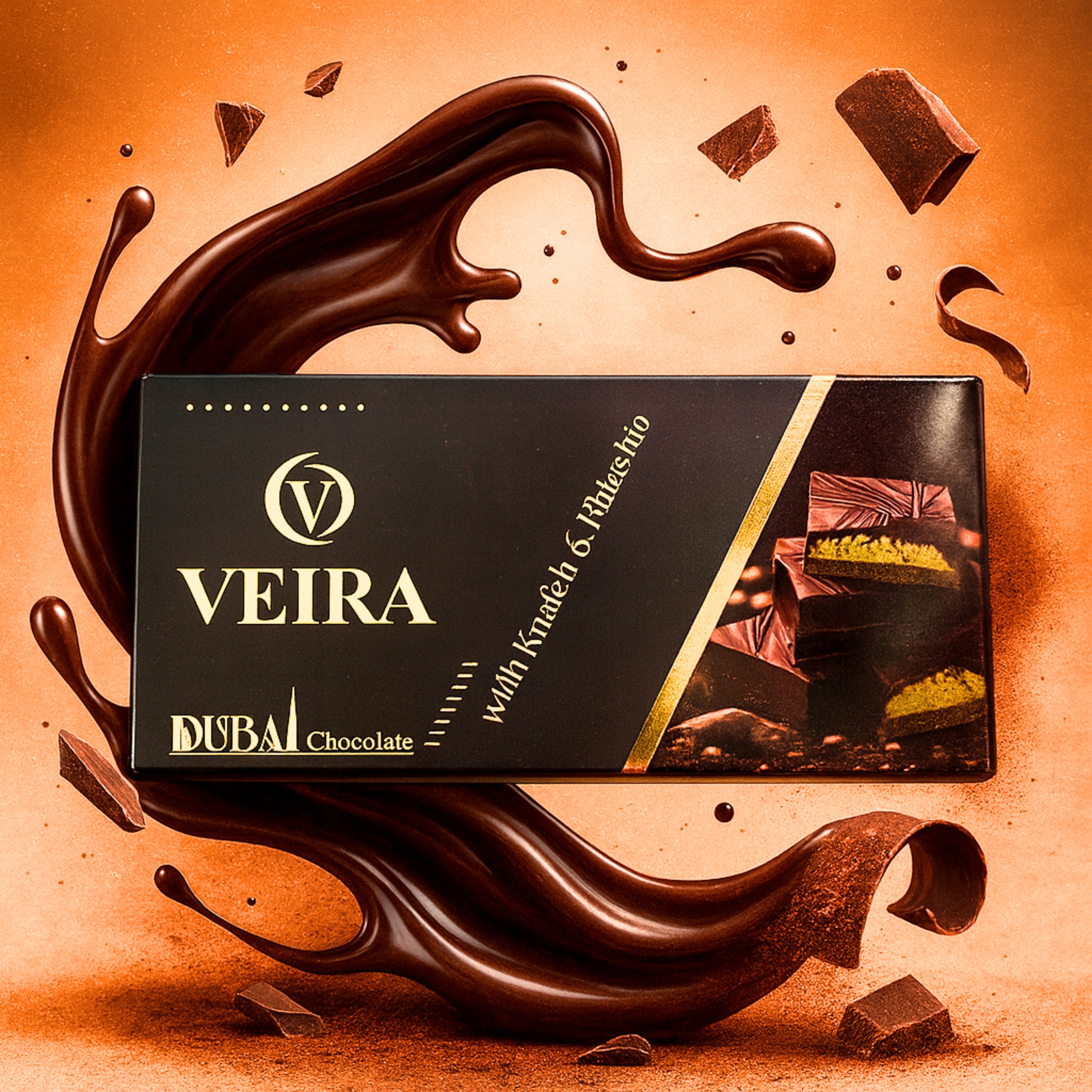 VEIRA 100 GR BİTTER DUBAİ ÇİKOLATASI