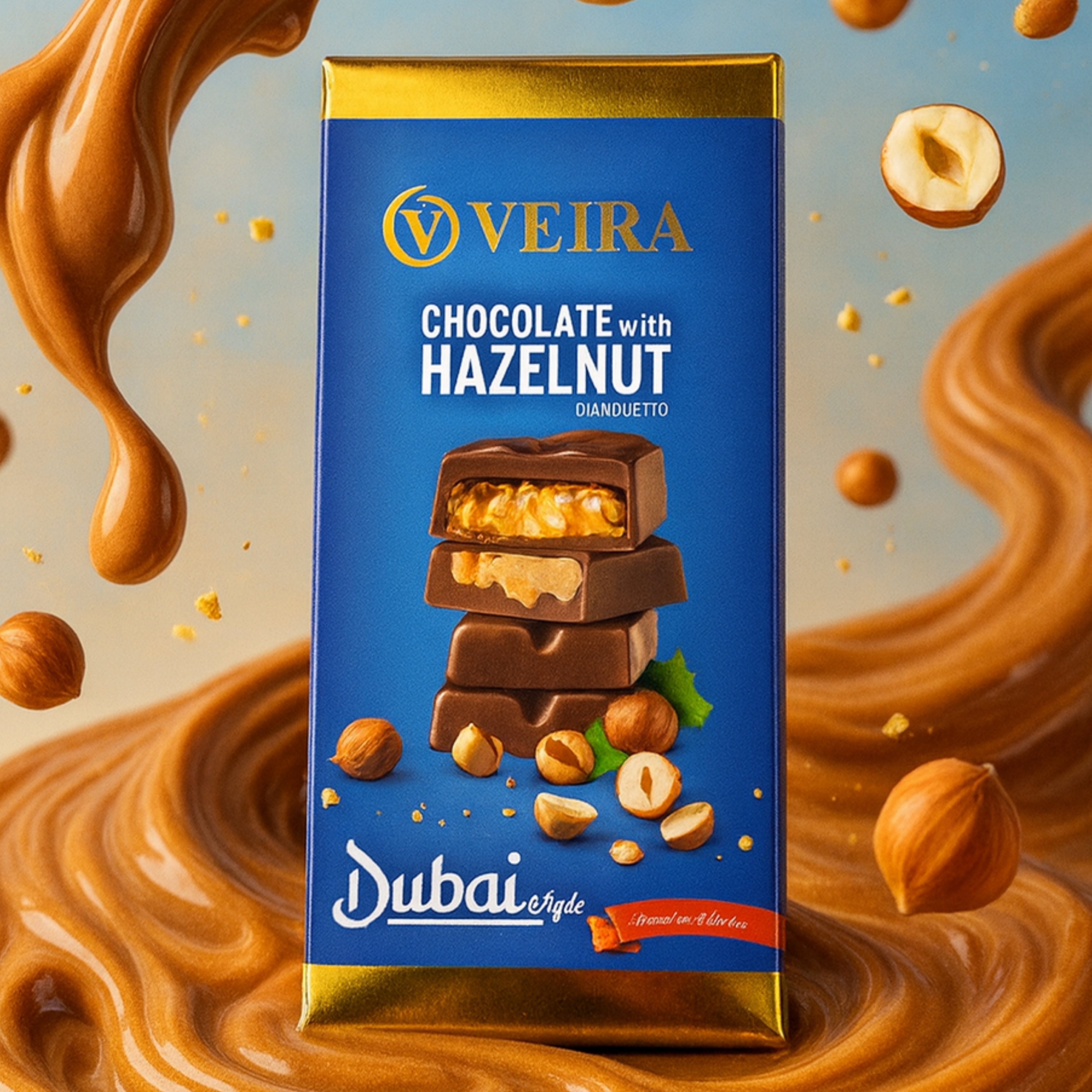 VEIRA 100 GR FINDIKLI DUBAİ ÇİKOLATASI