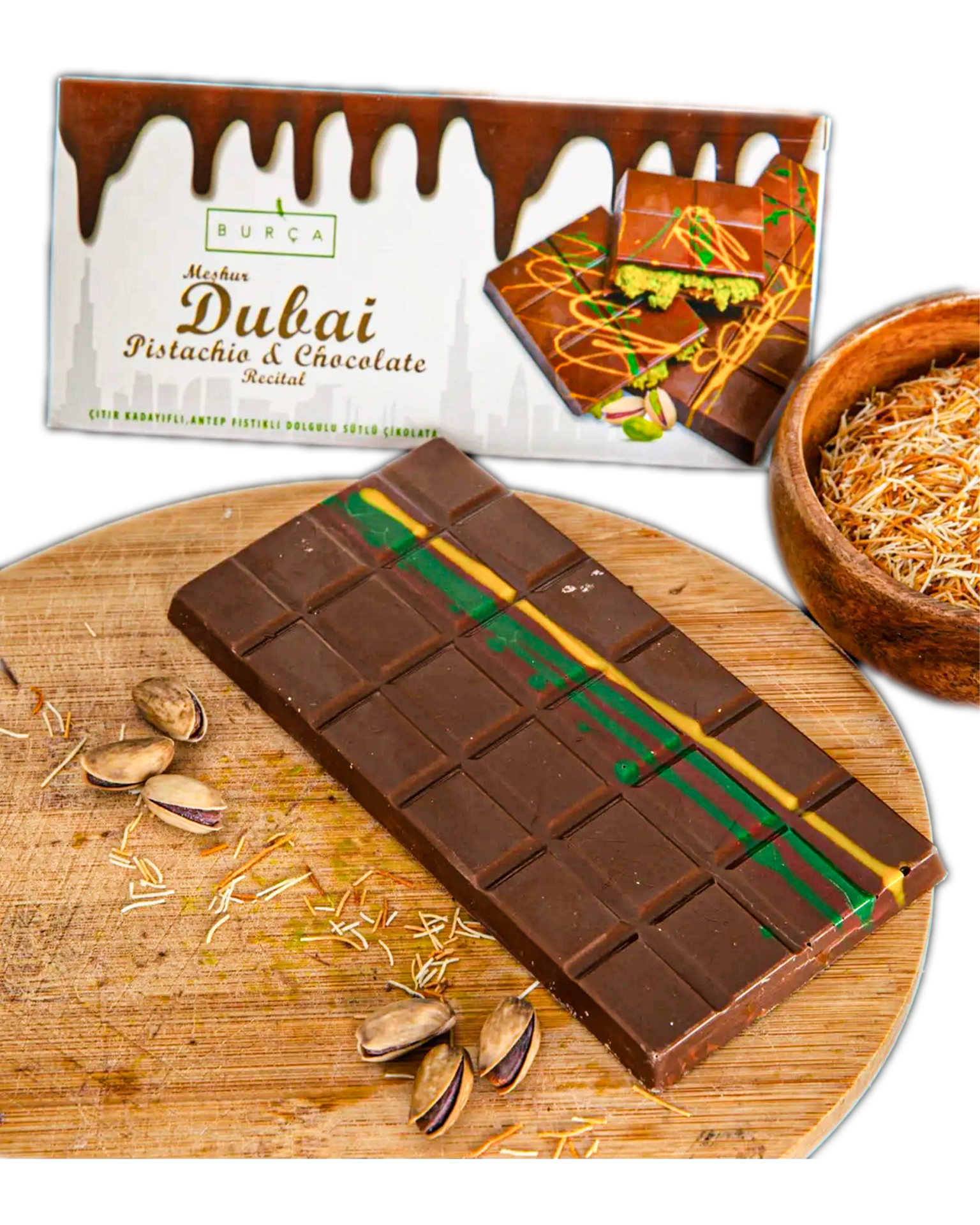 BURÇA 200 GR DUBAİ ÇİKOLATASI