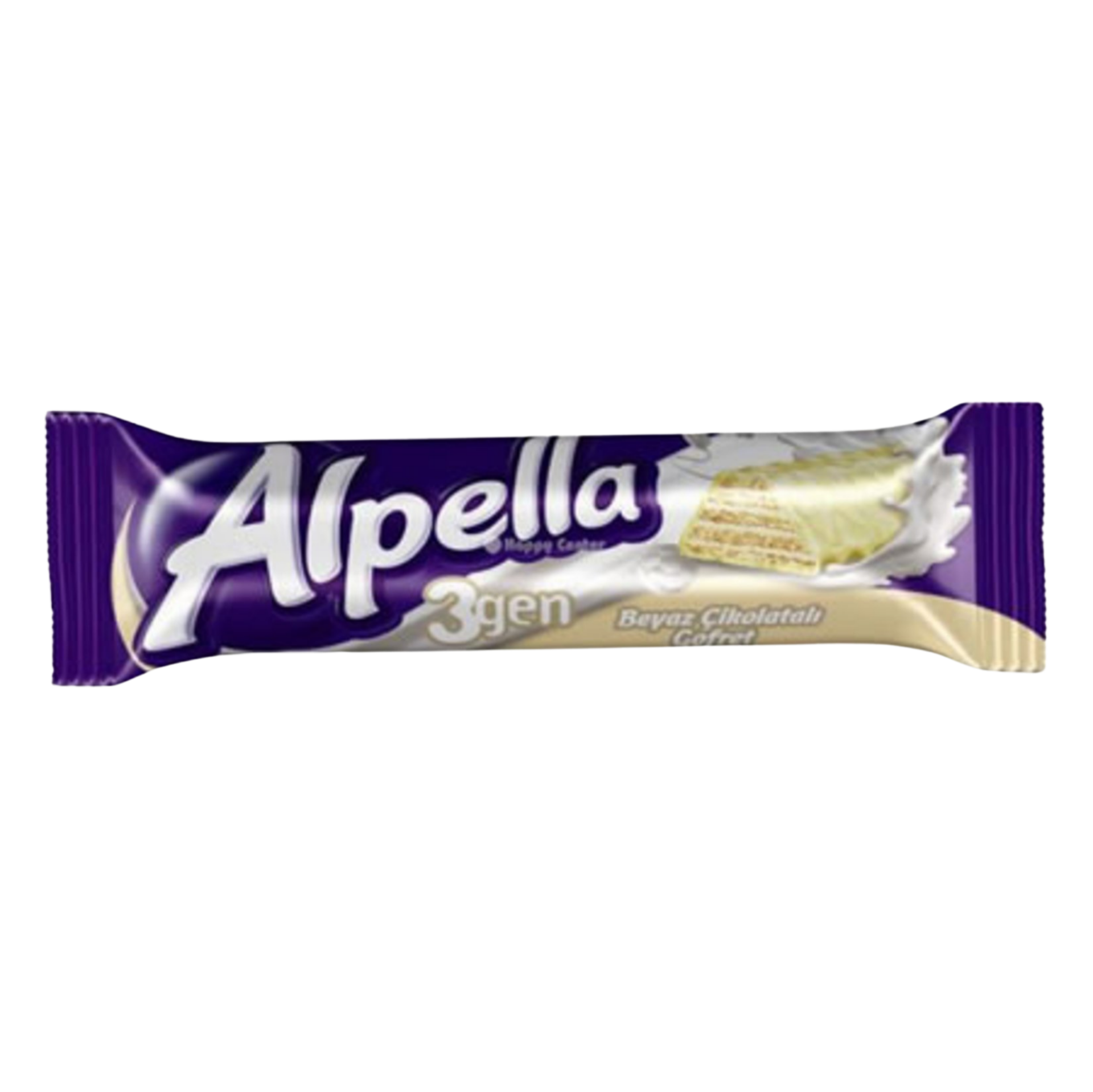 ALPELLA 3GEN BEYAZ ÇİKOLATALI GOFRET*24