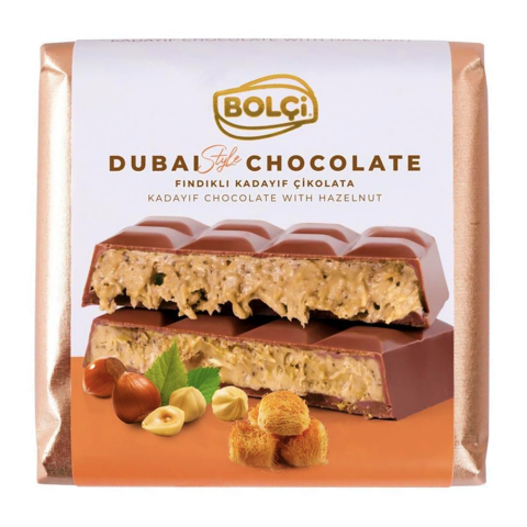 BOLÇİ 100 GR FINDIKLI DUBAİ ÇİKOLATASI