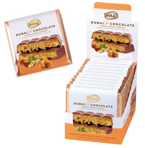 BOLÇİ 100 GR FINDIKLI DUBAİ ÇİKOLATASI