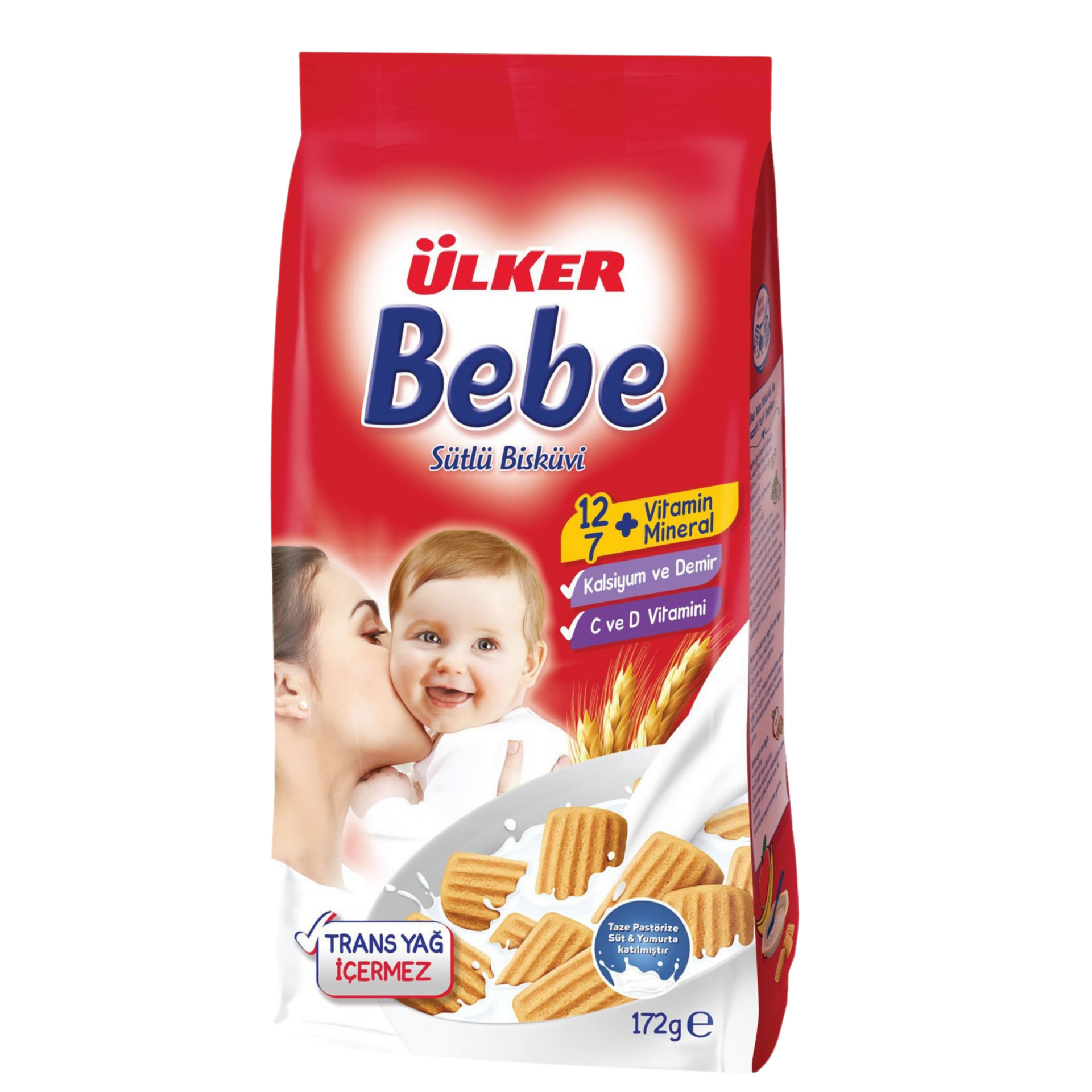 ÜLKER BEBE BISK.172GR*12