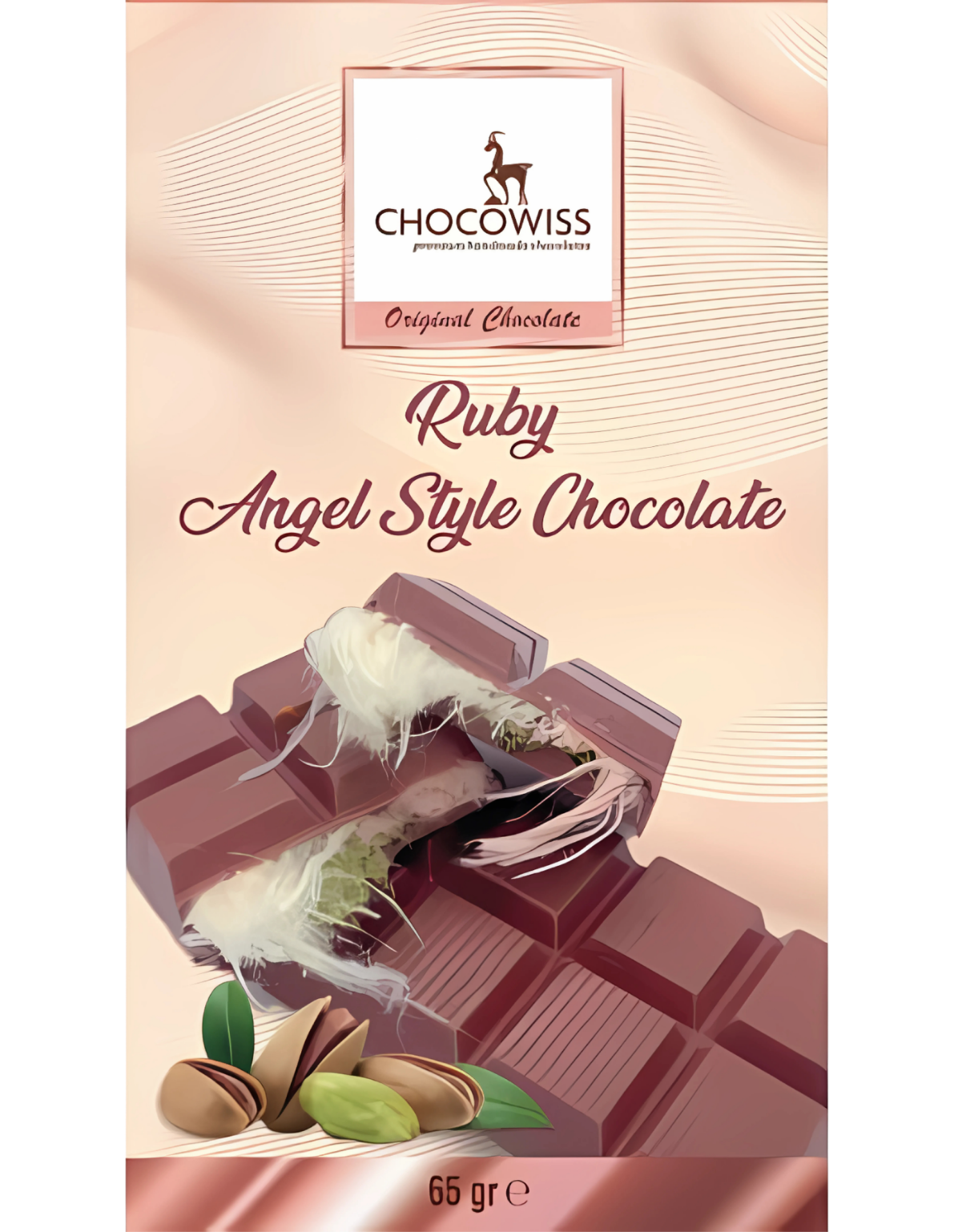 CHOCOWISS 65 GR ANGEL HAIR PEMBE