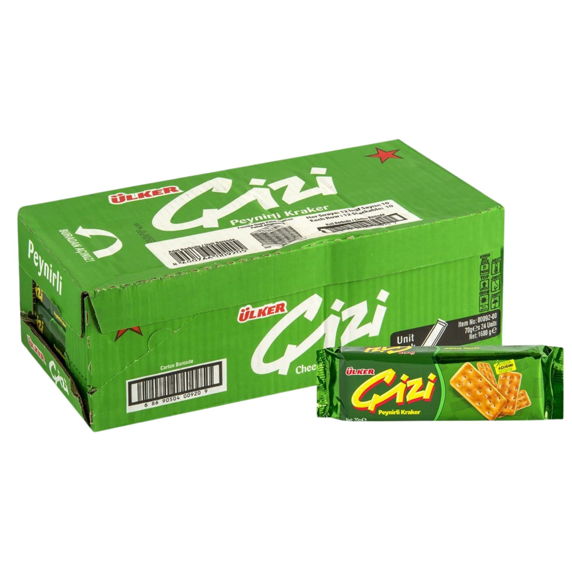 CIZI KRAKER 70GR*24