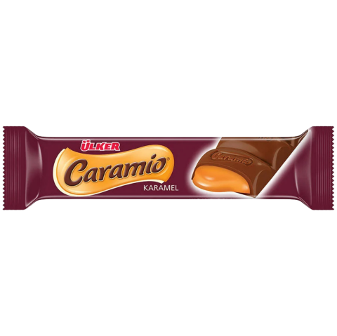 Ülker Caramio Karamel Dolgulu Sütlü Çikolata 32 Gr 24'lü Paket