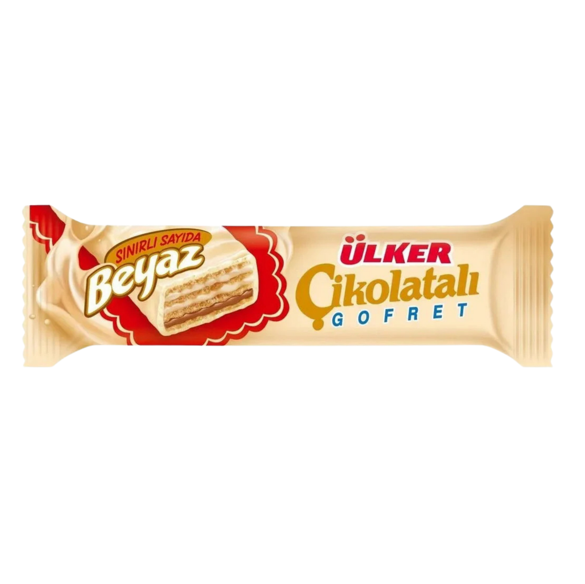 CIKOLATALI BEYAZ GOFRET*24