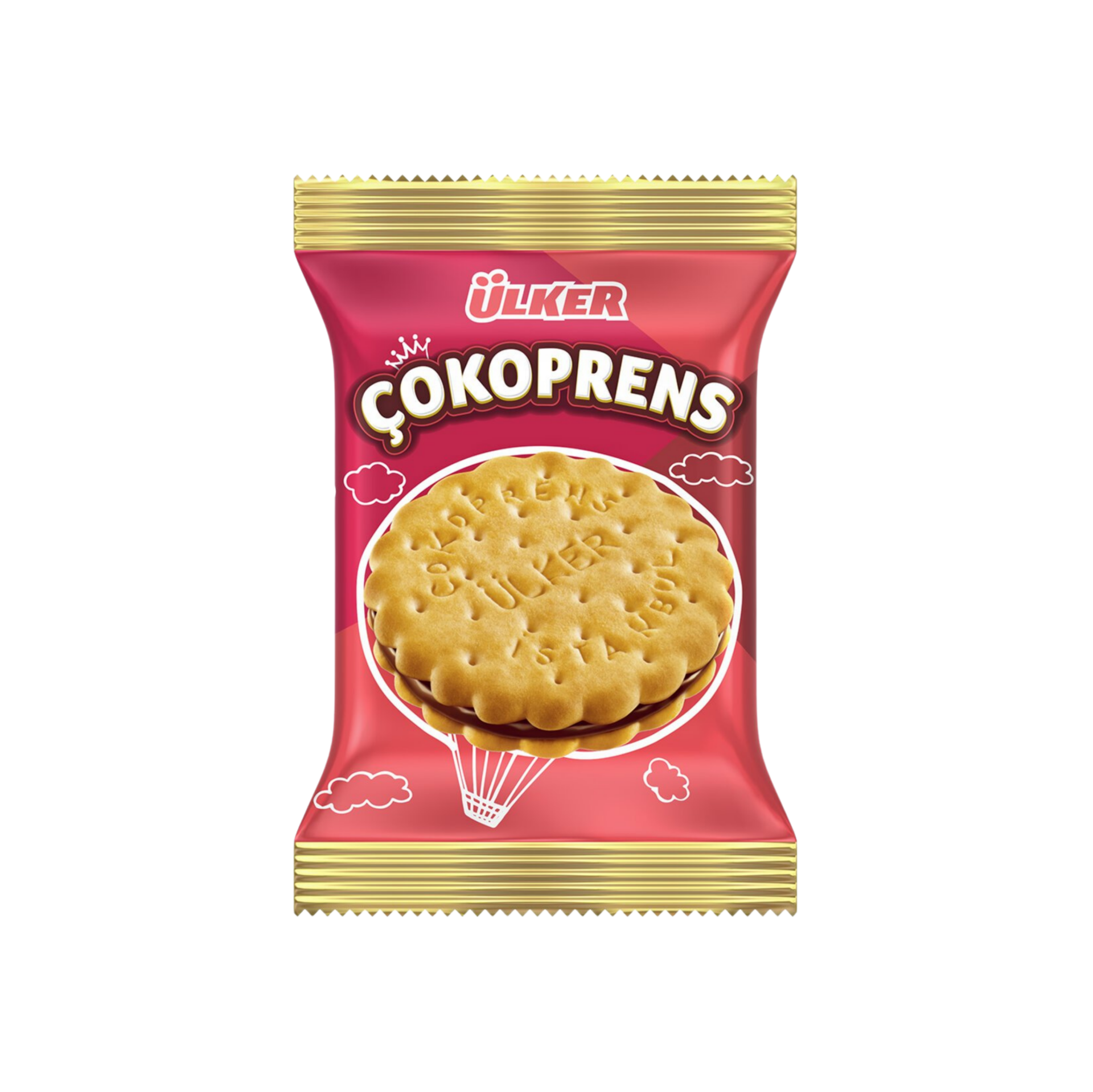 Ülker Çokoprens Sandviç Bisküvi 30 Gr X 24'lü Koli Kakaolu Fındık Kremalı