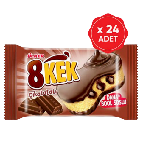 ÜLKER DANKEK 8 KEK CIKOLATALI 55GR*24