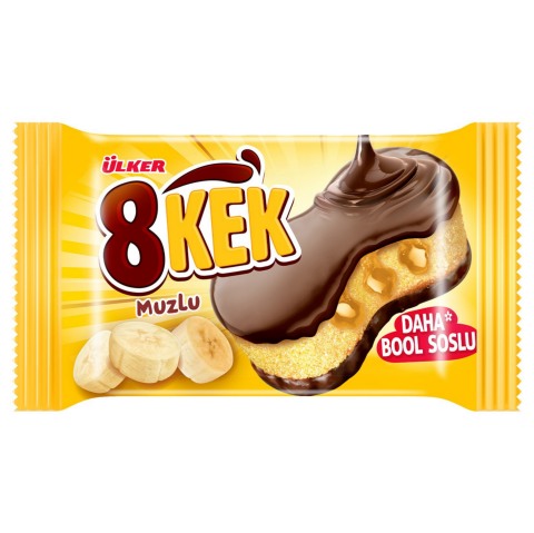 ÜLKER DANKEK 8 KEK MUZLU 55GR*24