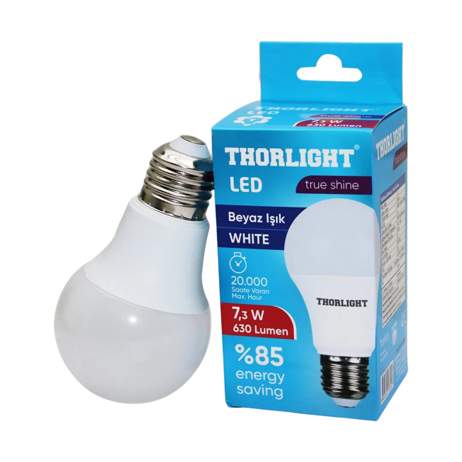 AMPUL THORLIGHT LED 7.3W10 MAVİ