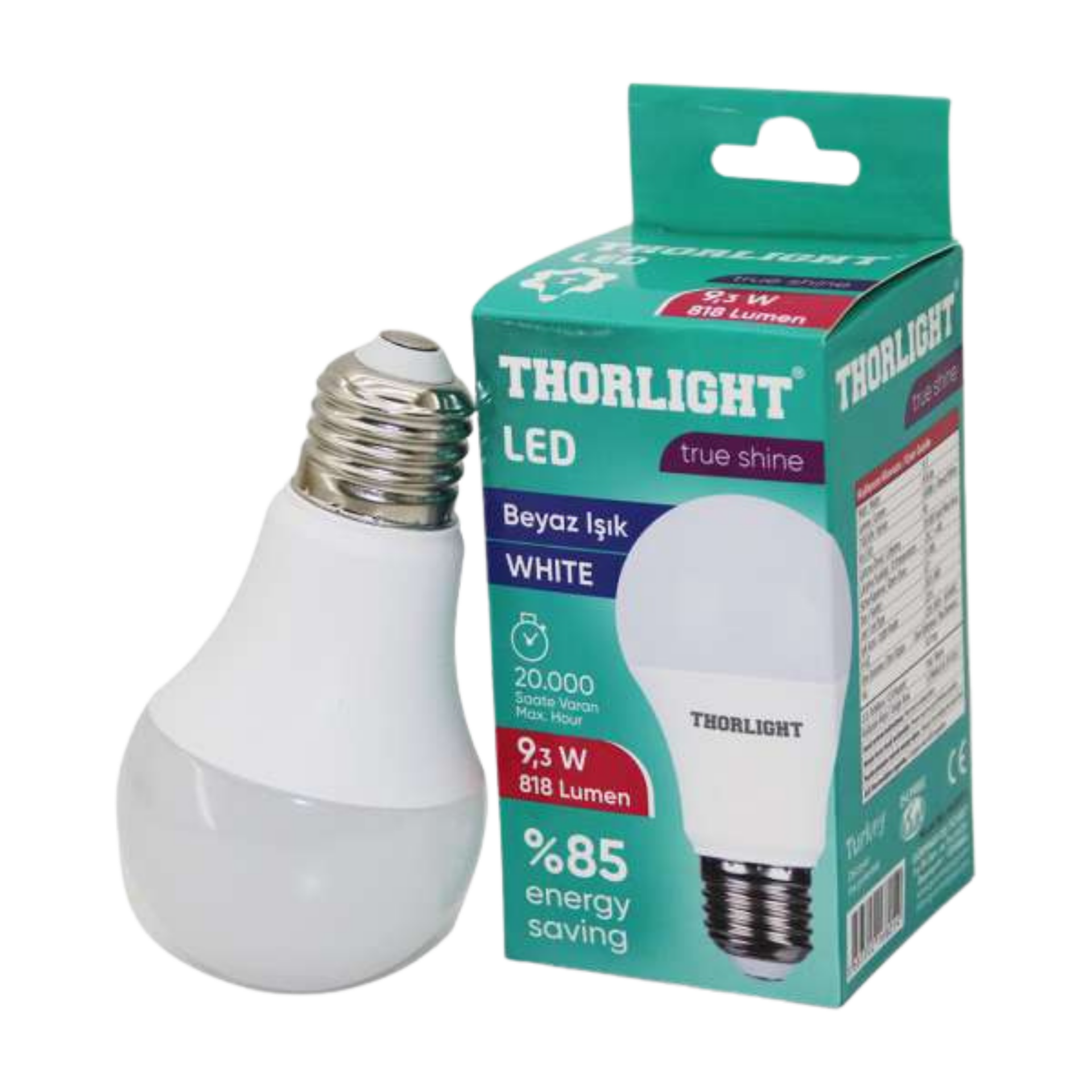 AMPUL THORLIGHT LED 9.3W10 YEŞİL
