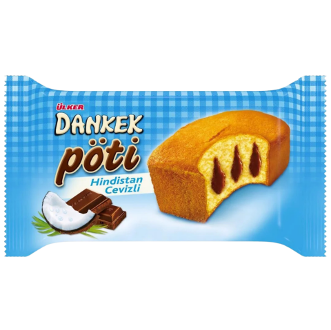Ülker Dankek Pöti Kek Hindistan Cevizli 35 Gr X 24'lü Paket