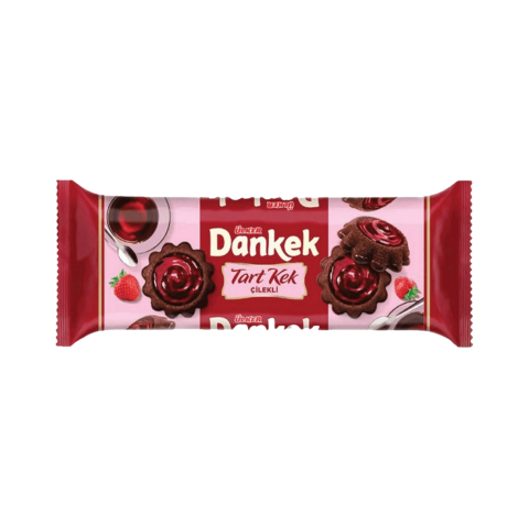 Ülker Dankek Tart Kek 180 Gr X 12'li Koli Çilekli