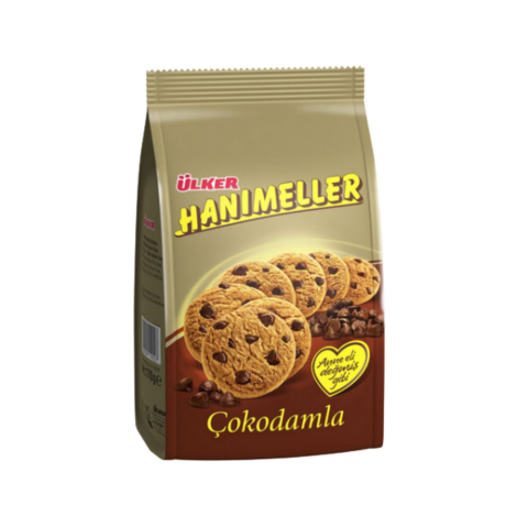 Ülker Hanımeller Çokodamla Bisküvi Poşet 150 Gr 12'li