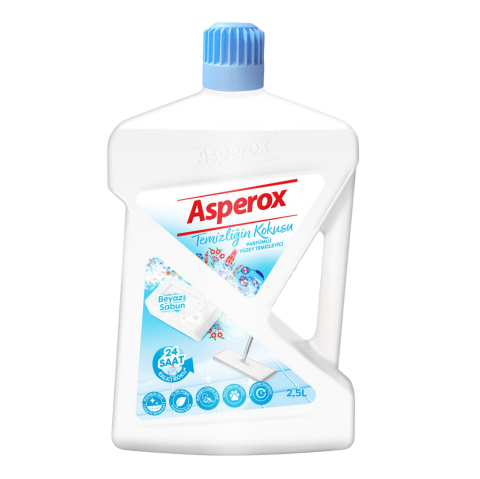 ASPEROX YÜZEY TEM. BEYAZ SABUN 2.5 LT*6
