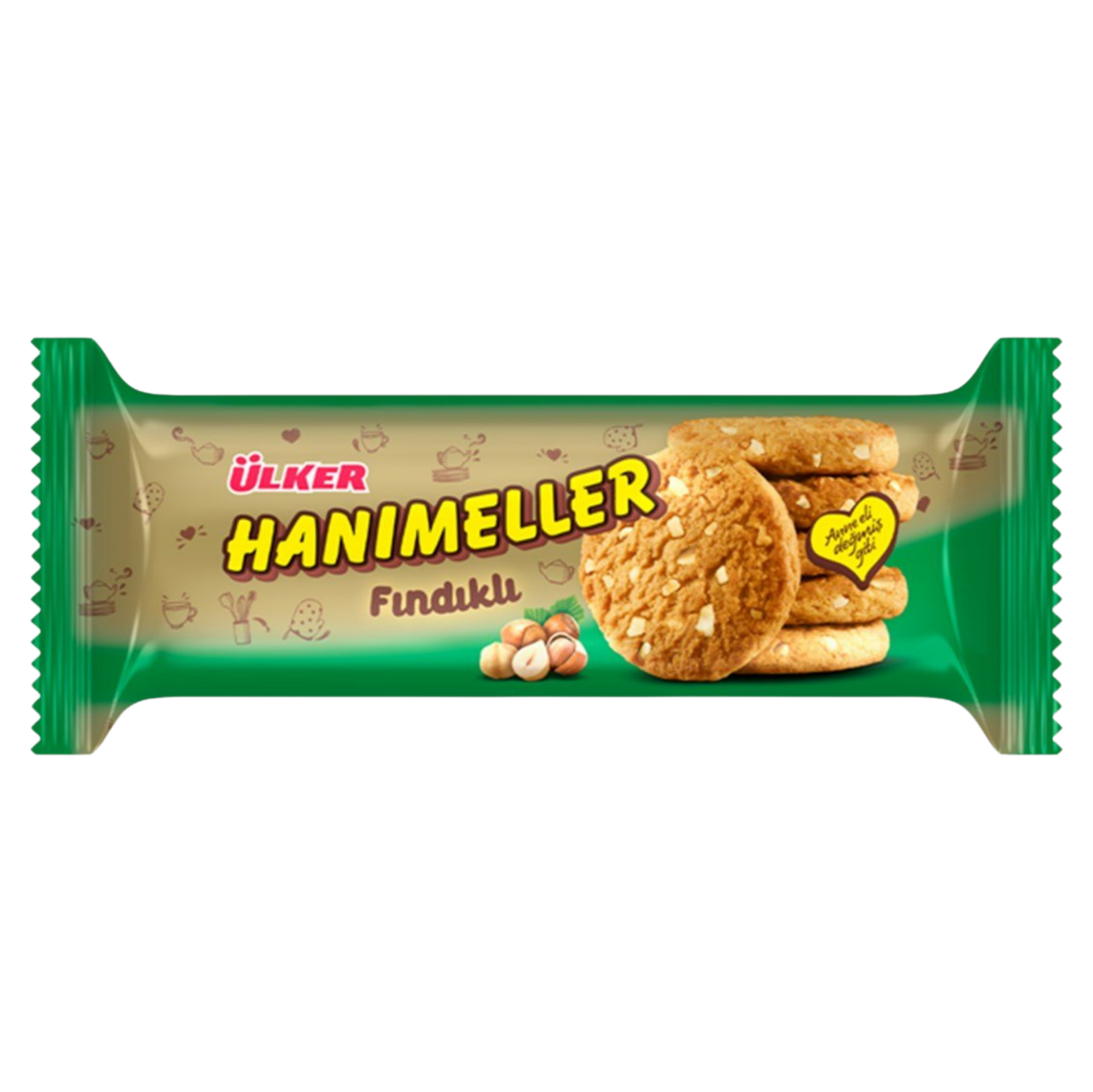 ÜLKER HANIMELLER RULO FINDIK 82GR*18