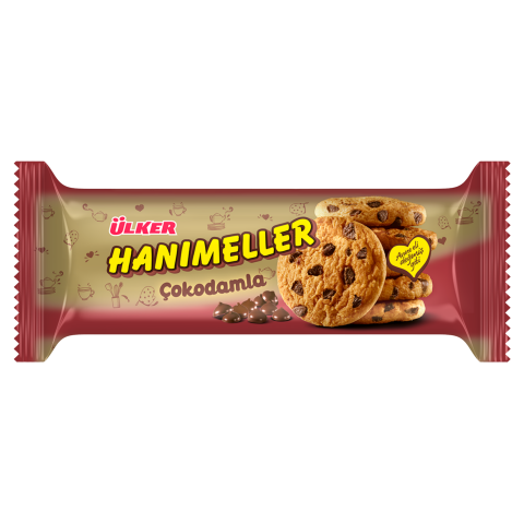Ülker Hanımeller Çokodamla Bisküvi Rulo 82 Gr X 18'li Koli