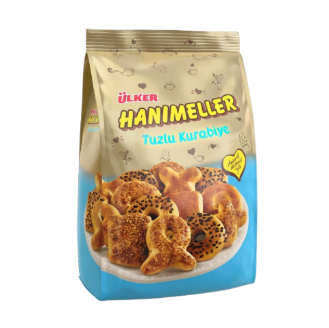Ülker Hanımeller Tuzlu Kurabiye Poşet 150 Gr X 12'li Koli