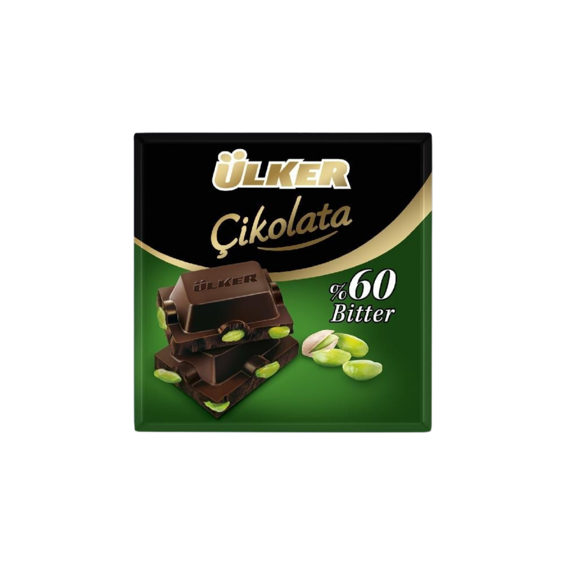 ÜLKER KARE A.FISTIKLI BITTER 65GR*6
