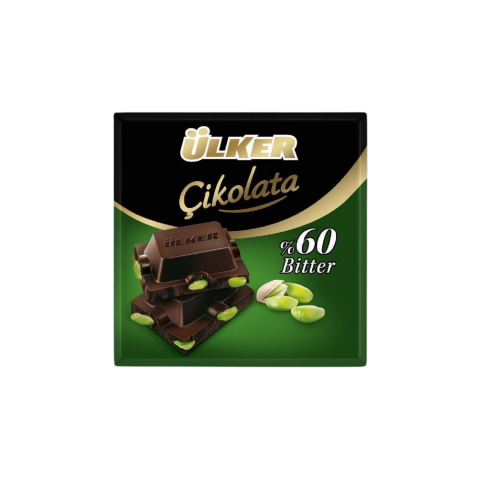 ÜLKER KARE A.FISTIKLI BITTER 65GR*6
