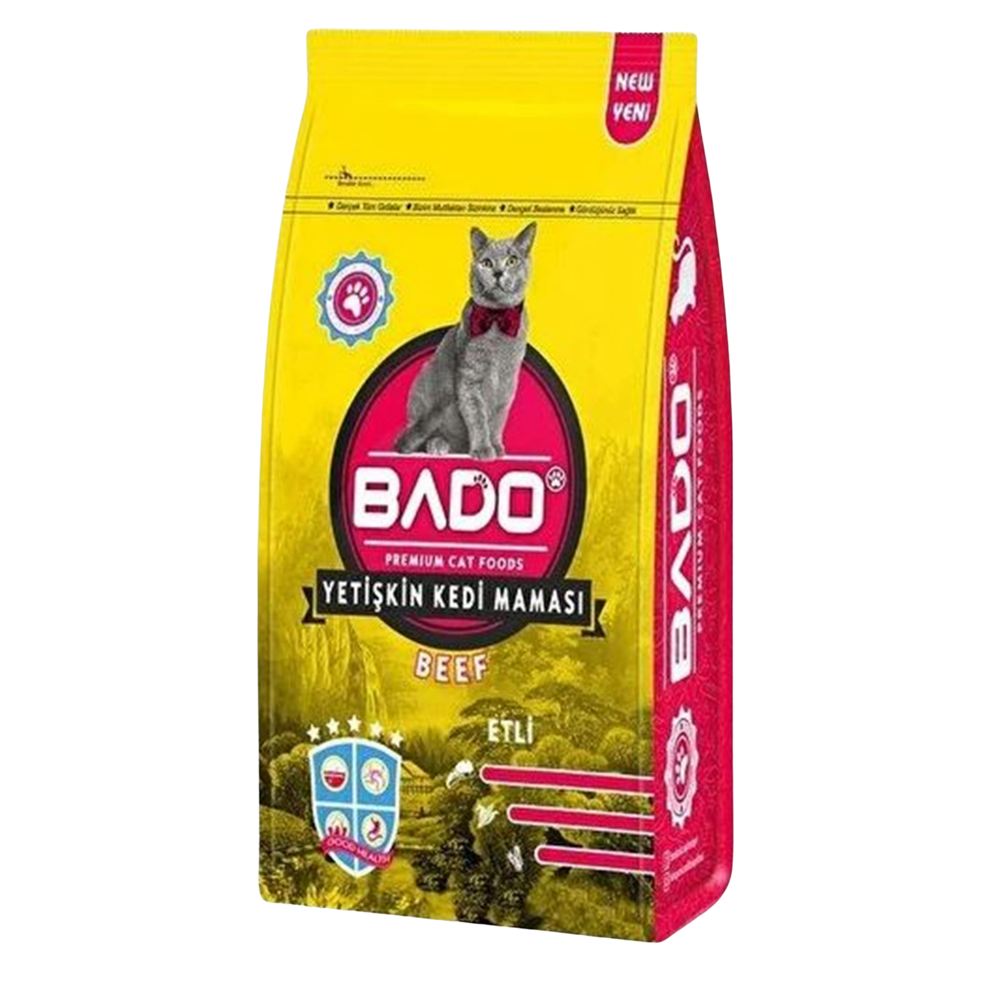 BADO KEDİ MAMASI 500 GR KURU ETLİ*12