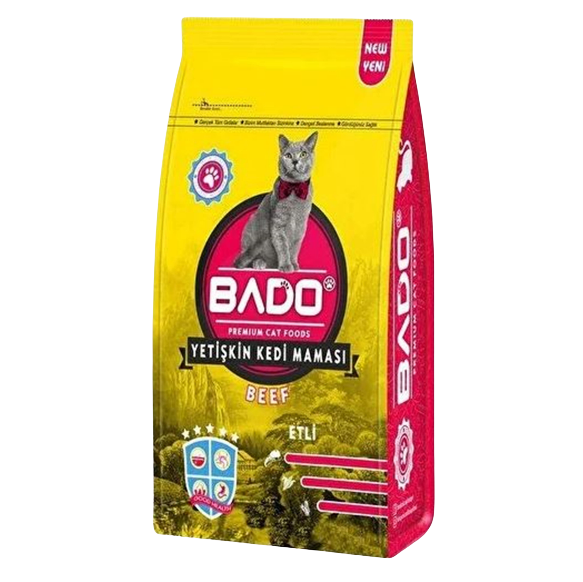 BADO KEDİ MAMASI 500 GR KURU ETLİ*12