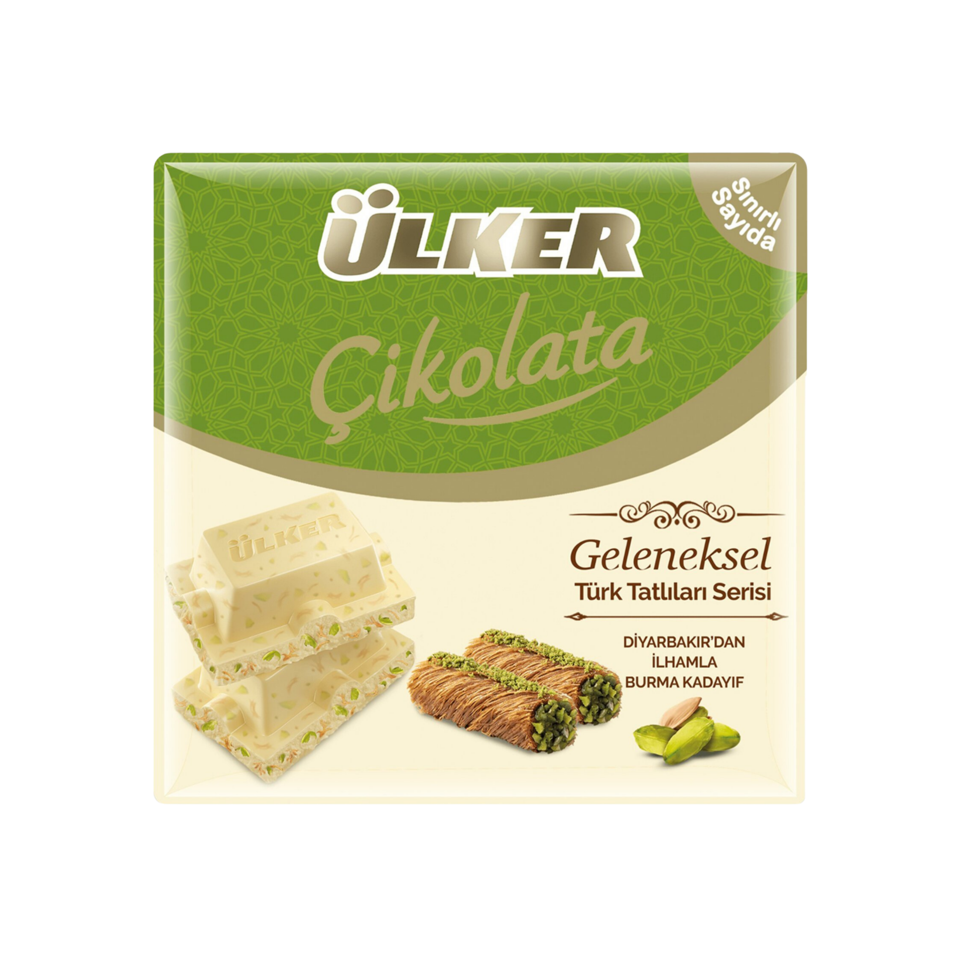ÜLKER KARE BEYAZ CIK KADAYIF A.FISTIKLI 60GR*6