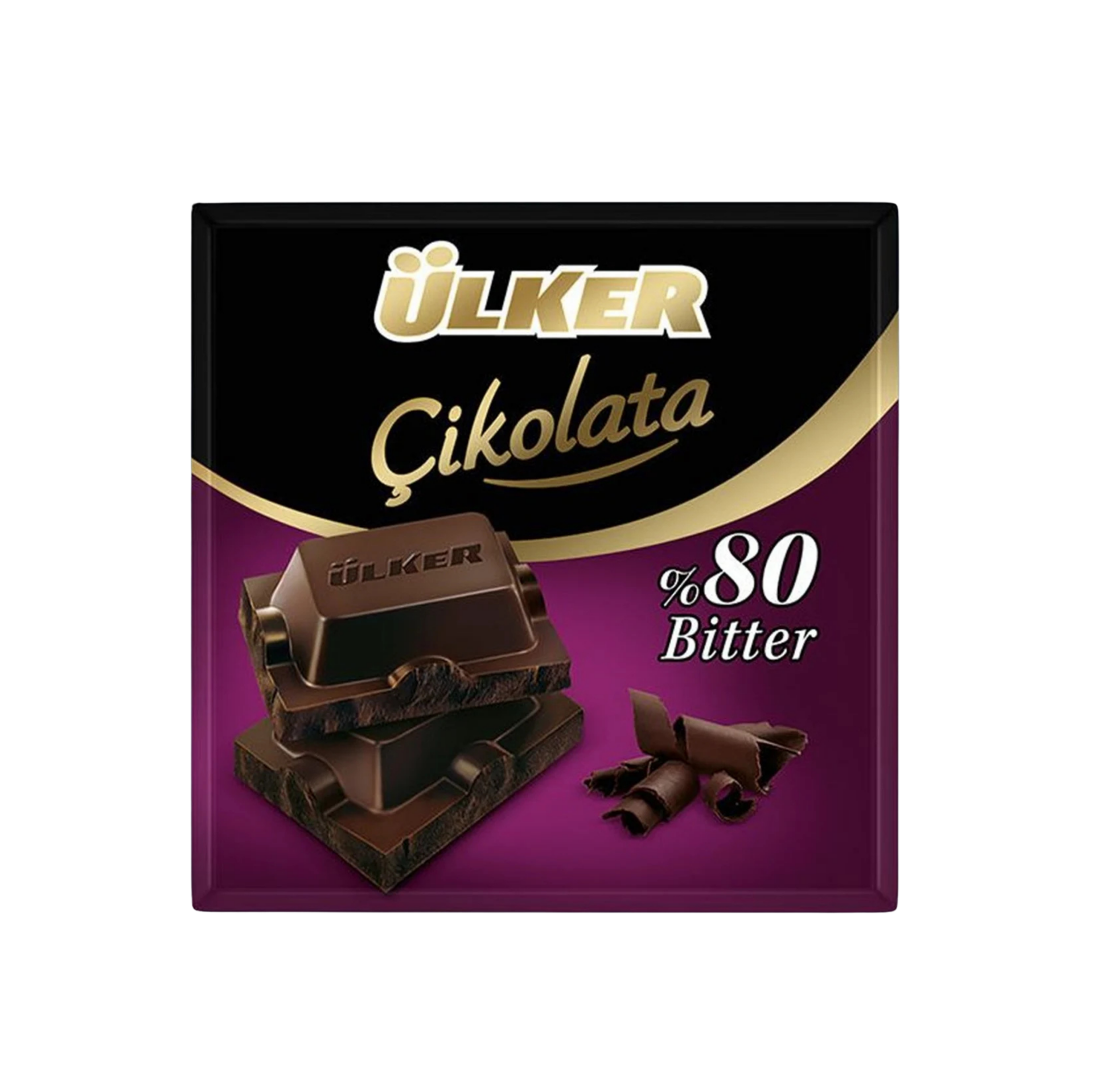 ÜLKER KARE BITTER %80*6