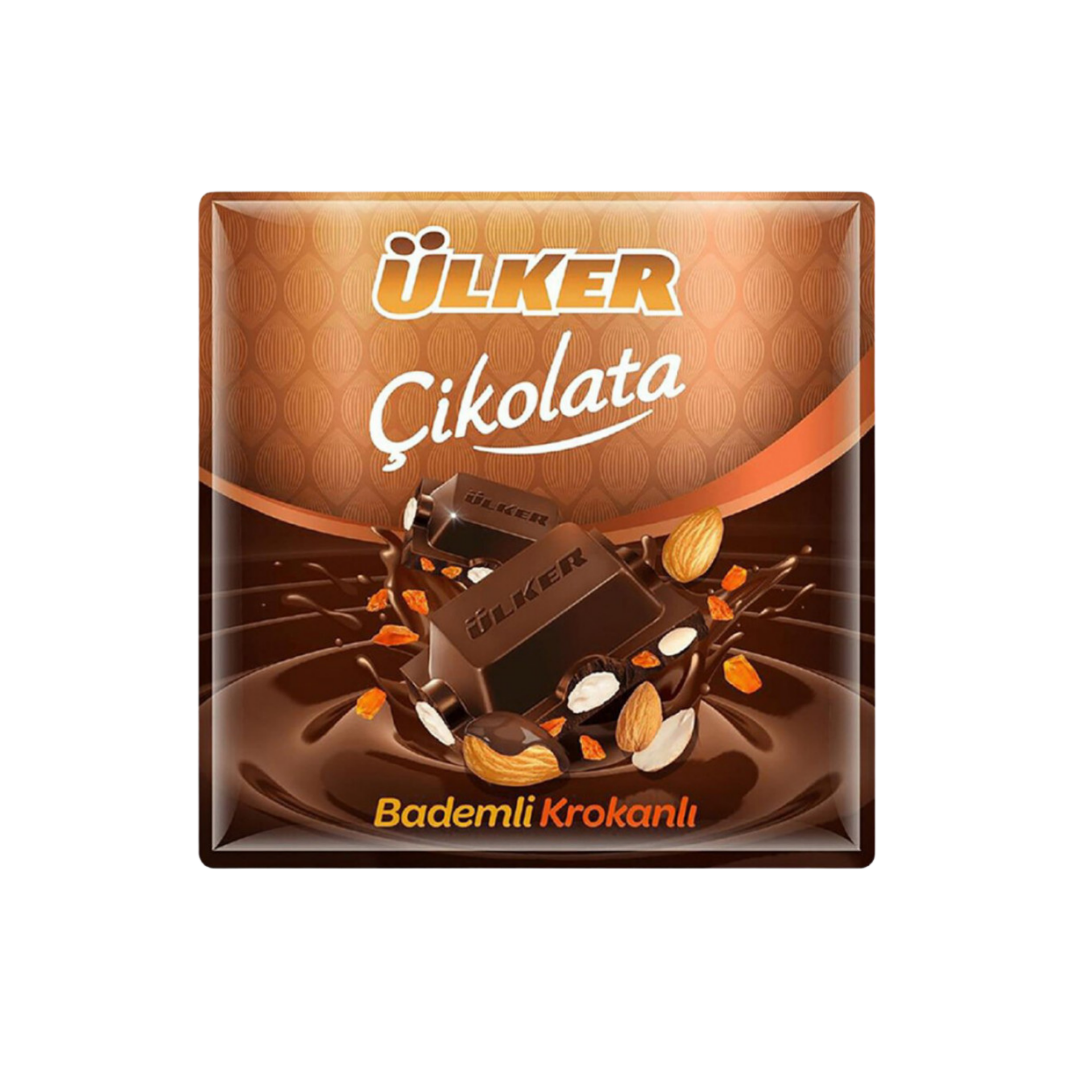 ÜLKER KARE CIK BAL BADEM KROKANLI 60GR*6