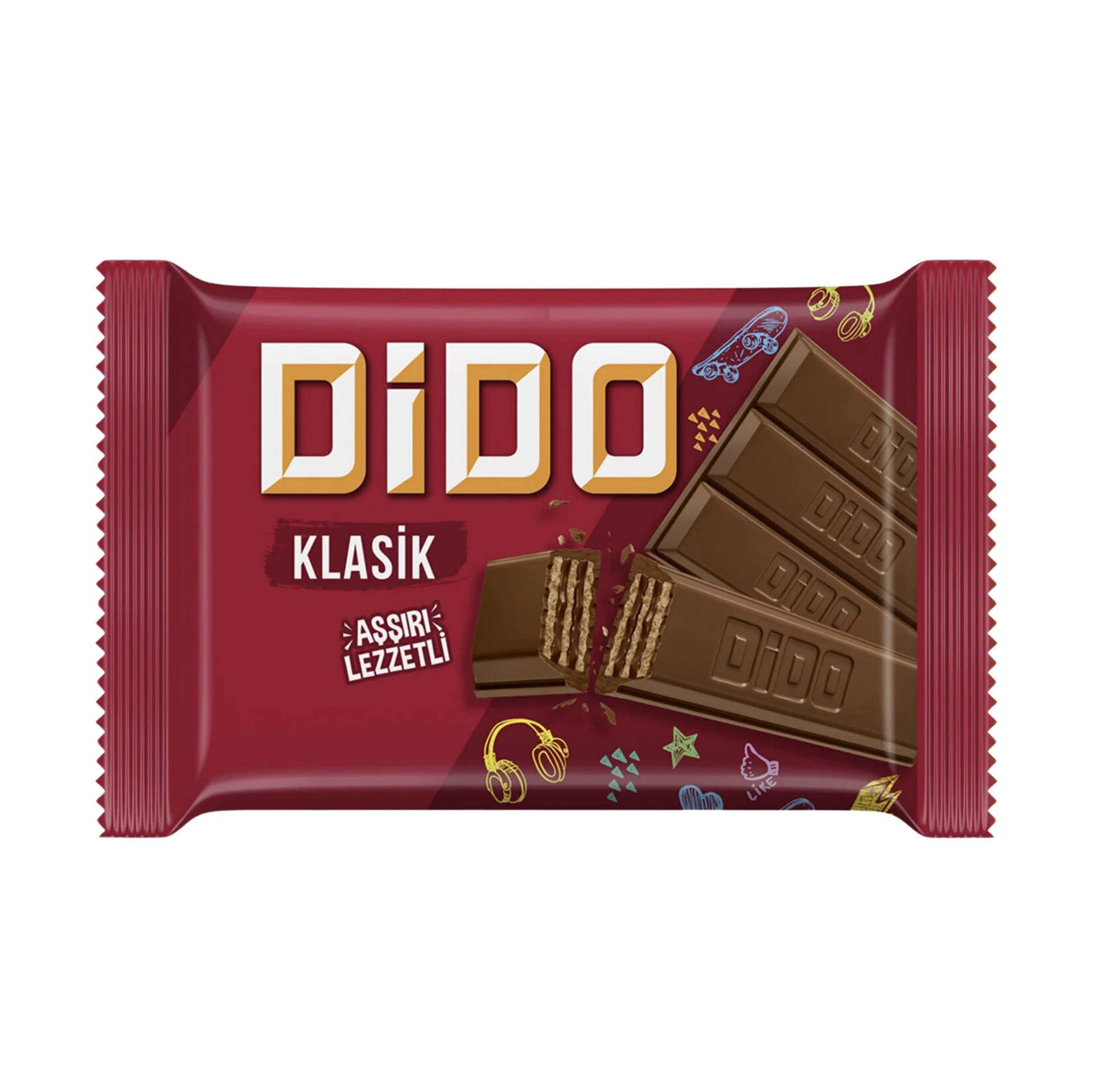 ÜLKER KARE DIDO CIK.GOFRET 55.5GR*12