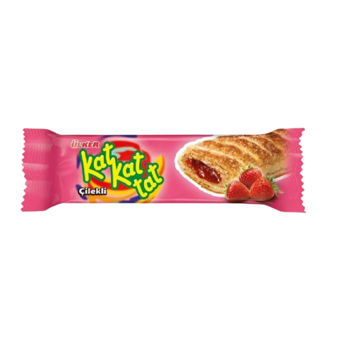 ÜLKER KATKAT TAT CILEKLI 28GR*24