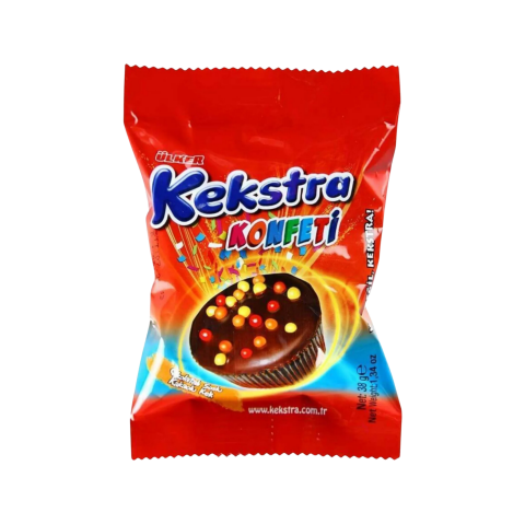 Ülker Kekstra Konfeti Kek 38 Gr X 24'lü Koli Kakaolu