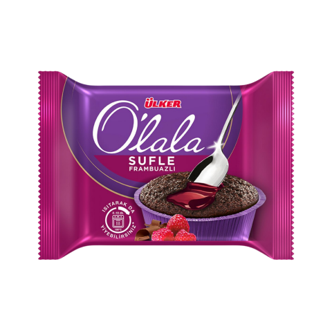 ÜLKER OLALA SUFLE KEK 70GR*12 FRAMBUAZLI