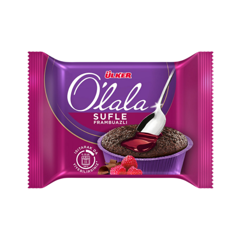 ÜLKER OLALA SUFLE KEK 70GR*12 FRAMBUAZLI
