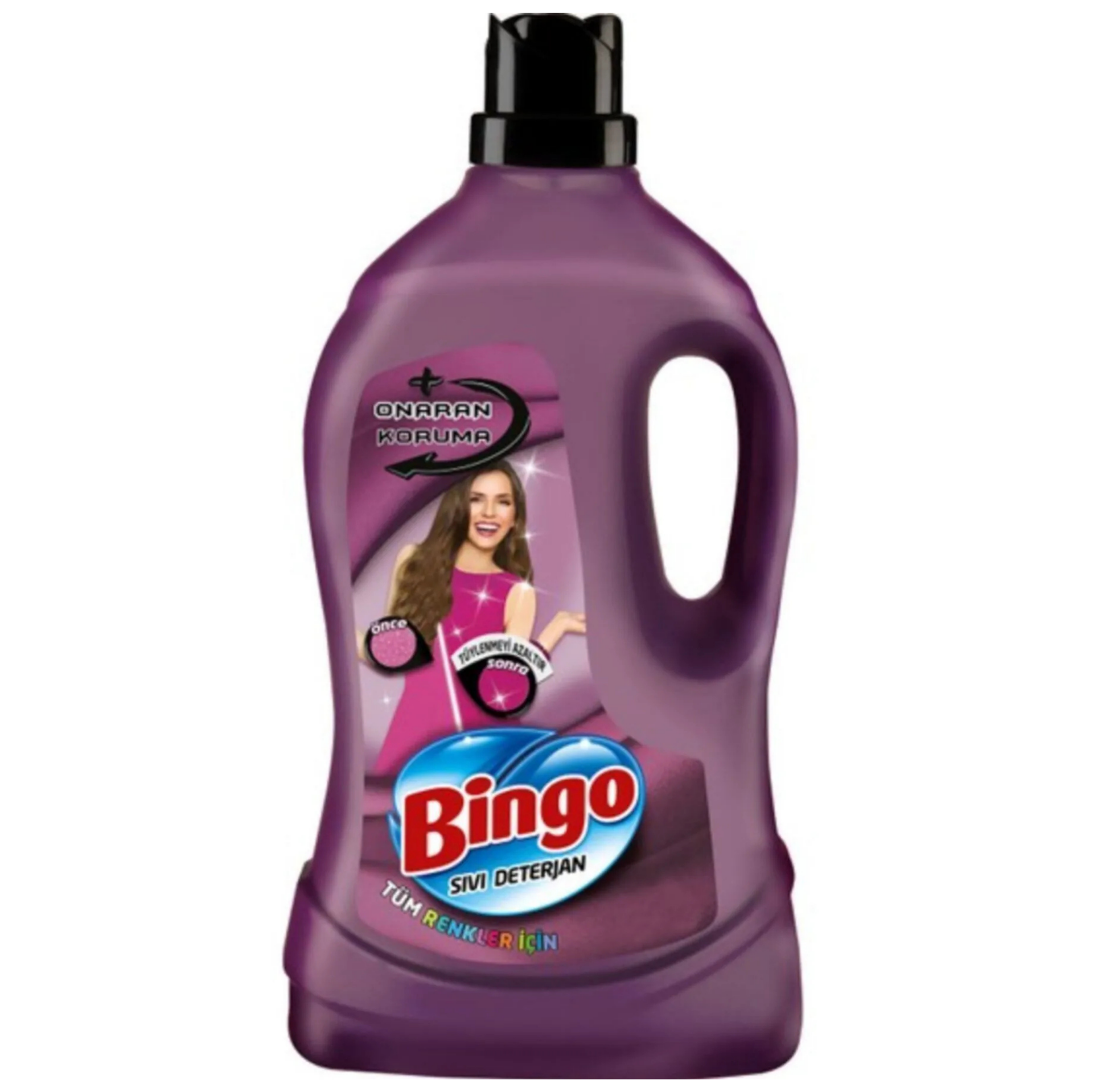BINGO SIVI DETERJAN 3.LT*6 TÜM RENKLER ONARAN
