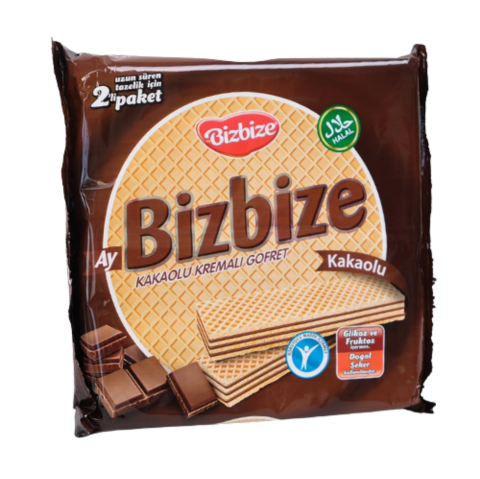 BİZBİZE GOFRET 340GR*12 KAKAOLU