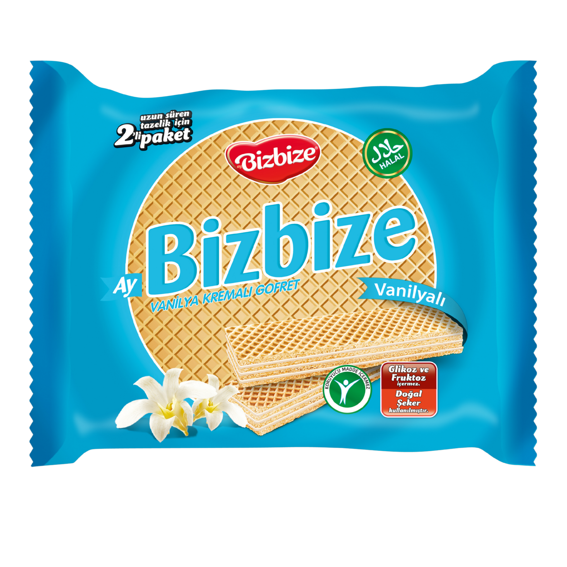 BİZBİZE GOFRET 340GR*12 VANİLYALI