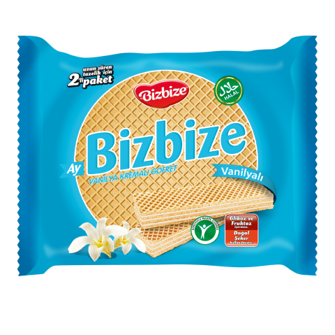BİZBİZE GOFRET 340GR*12 VANİLYALI