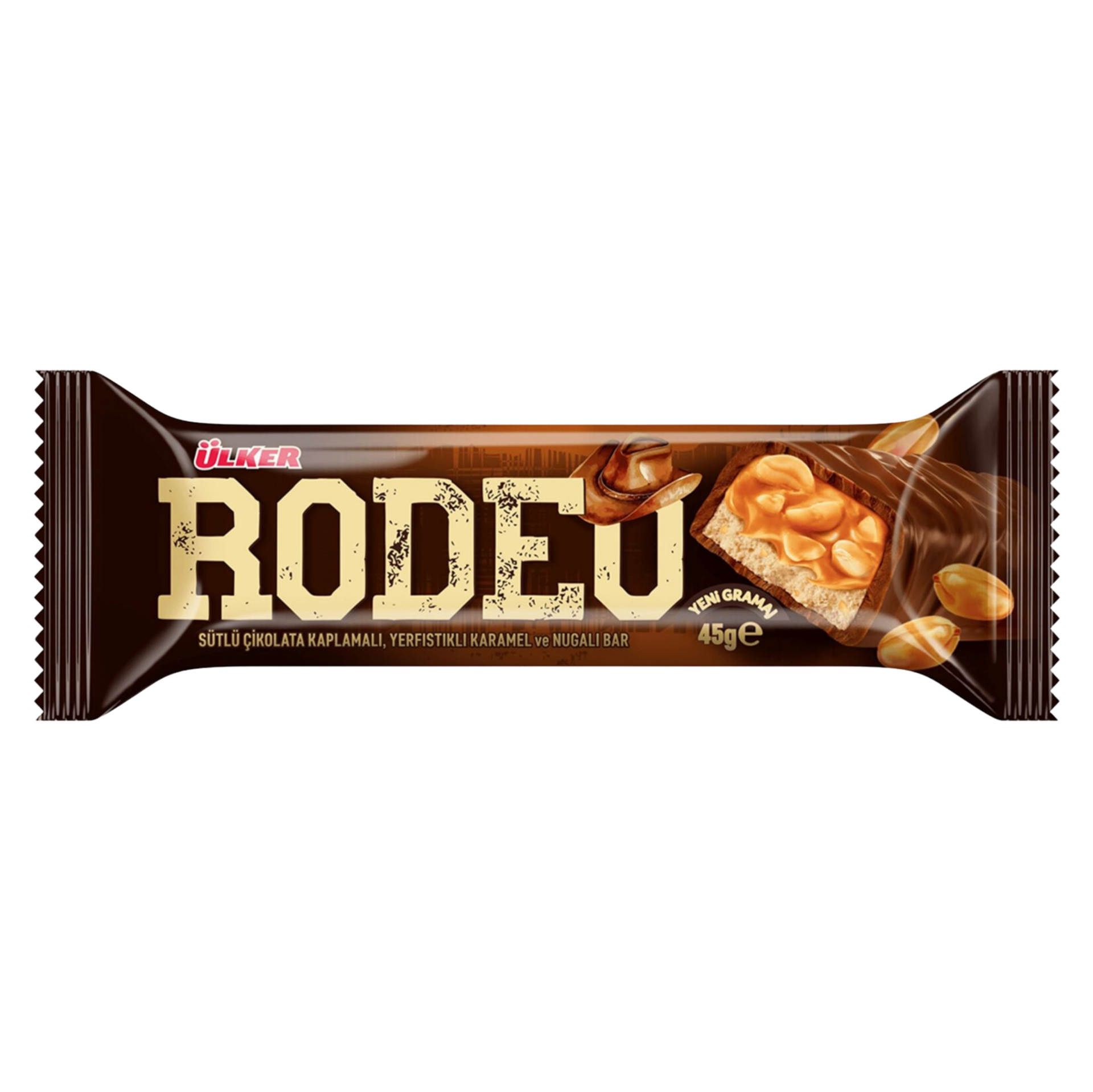 ÜLKER RODEO BAR YER FISTIKLI 45GR*24