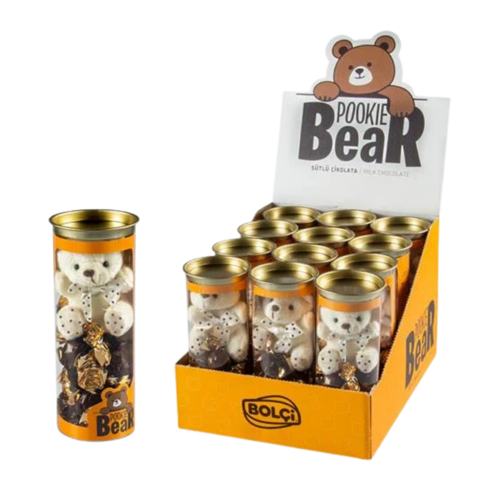 BOLÇİ BK167 POOKIE BEAR SÜTLÜ 100GR*12