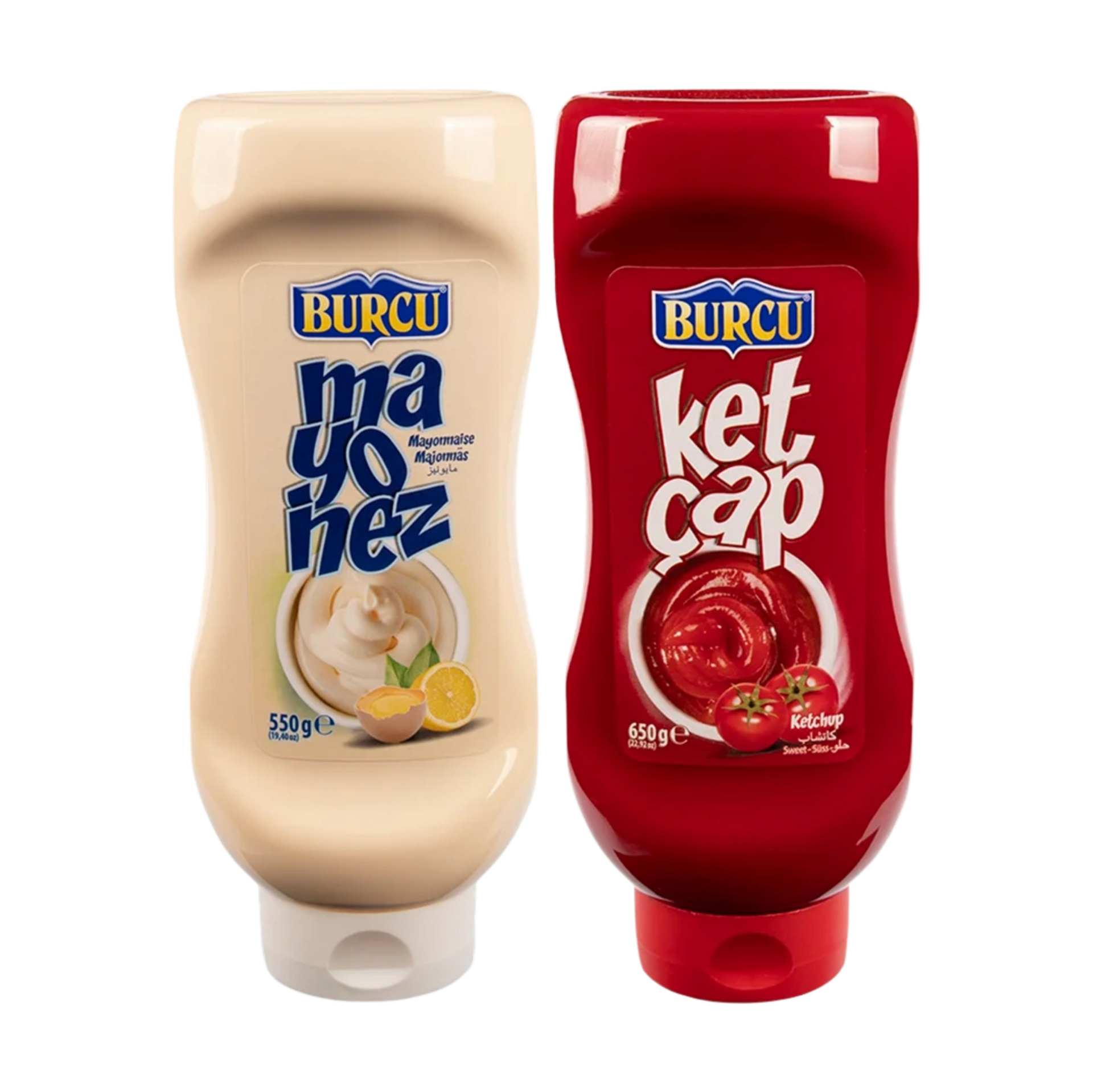 BURCU KETÇAP TATLI 650GR+MAYONEZ 550GR*10