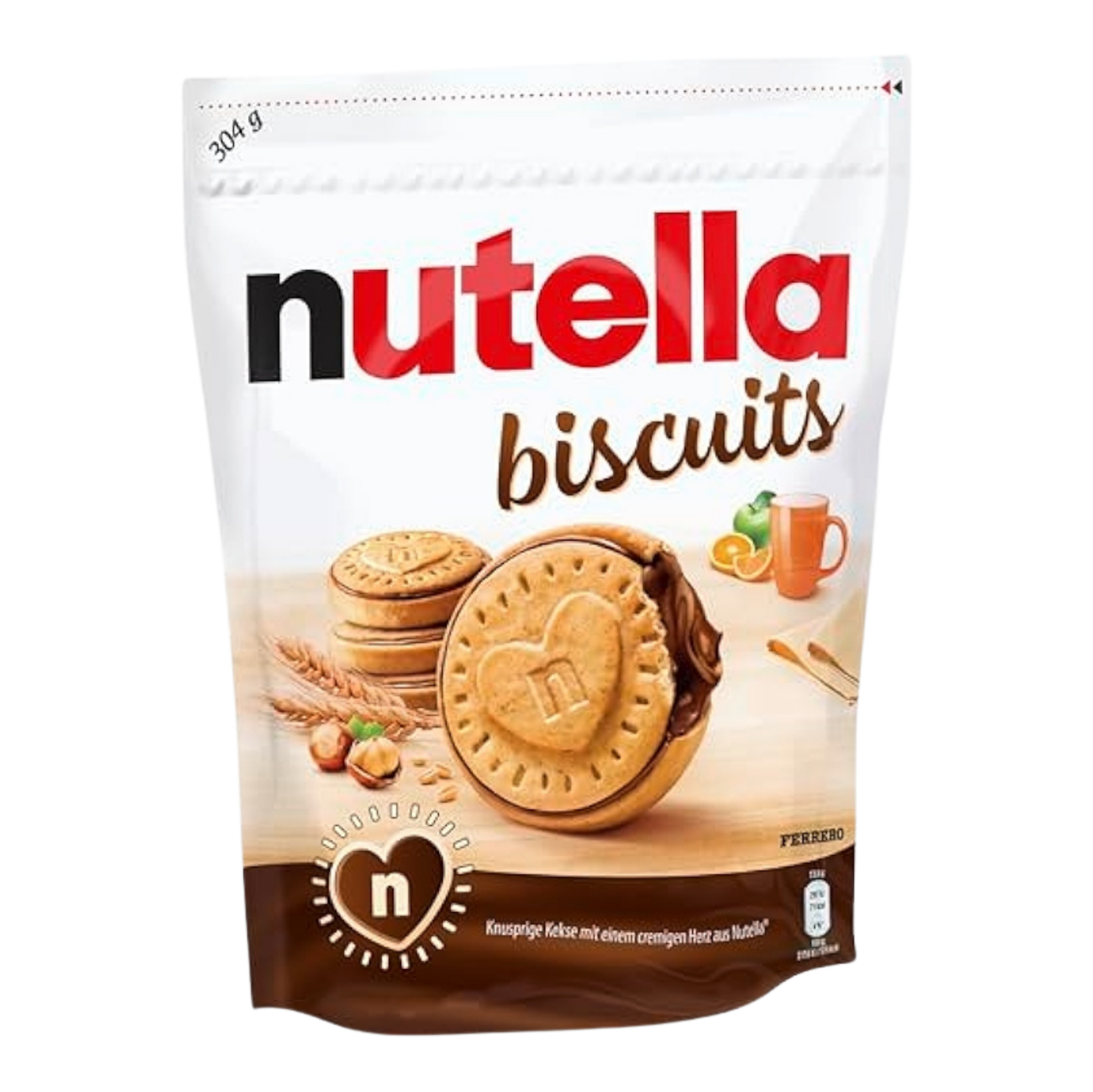 NUTELLA BİSKÜVİ 304 GR*(10) POŞET