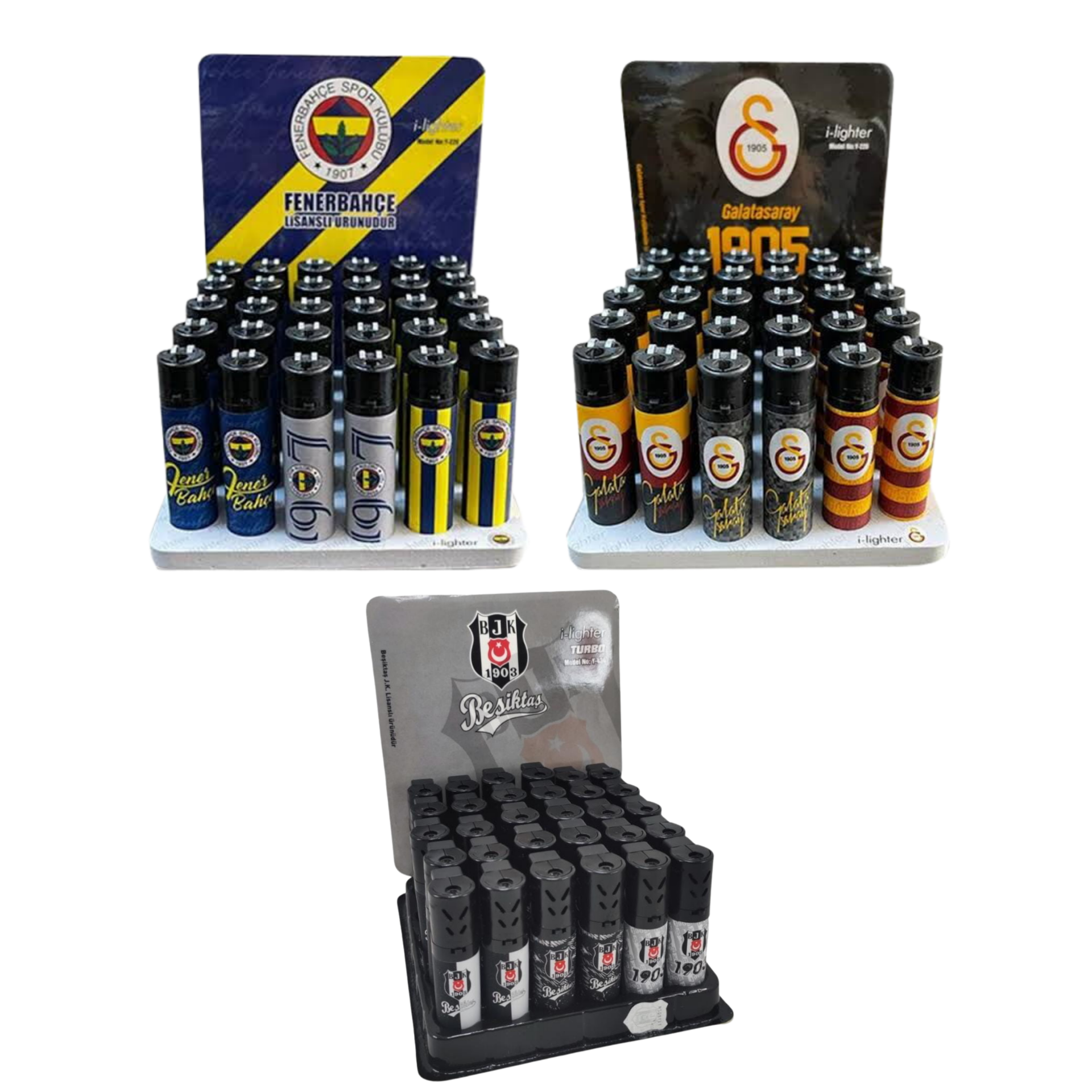 ÇAKMAK I-LIGHTER TARAFTAR*30 PLASTİK