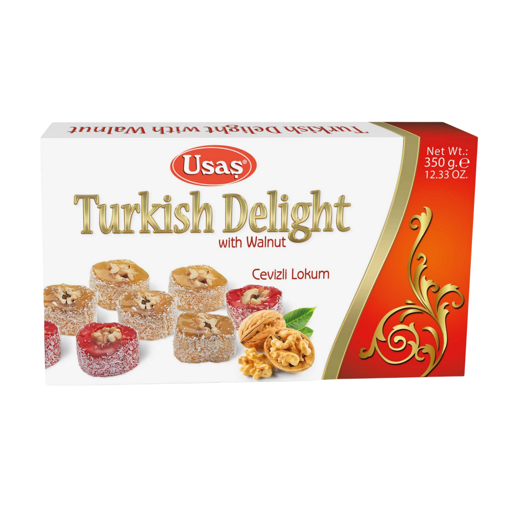 USAS 206 CEVIZLI LOKUM 350GR(12)